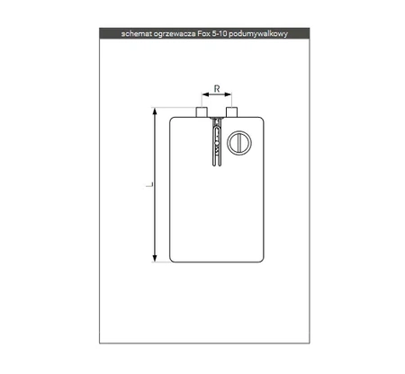Galmet elektryczny ogrzewacz wody Fox 5l podumywalkowy 01-005070