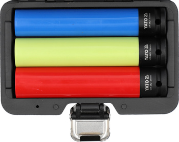 Yato zestaw nasadek długich do felg aluminiowych 3-elementowy YT-10565