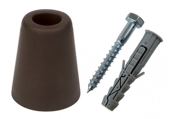 Odbój gumowy do drzwi brązowy 80mm 10-6202