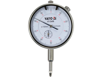 Yato czujnik zegarowy 0-10mm YT-72450