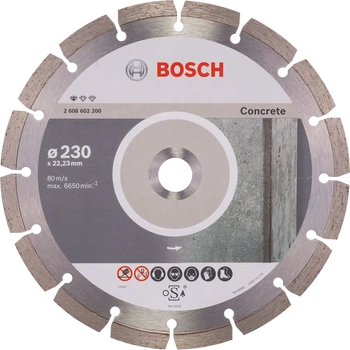 Bosch diamentowa tarcza tnąca Standard for Concrete 230x22,23x2,3x10mm 2608602200