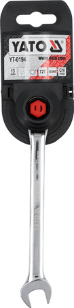 Yato klucze płasko-oczkowe z grzechotką 13mm YT-0194