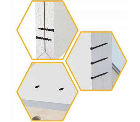 Wkręt-Met wkręty do połączeń płyta-płyta G-K w technologii suchej zabudowy 5x35mm 500 sztuk KSGP-50035