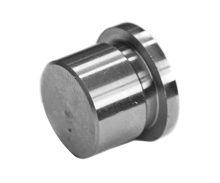 Zaślepka walcowa wklejana w rurę 16x1,5mm AISI 304 szlif