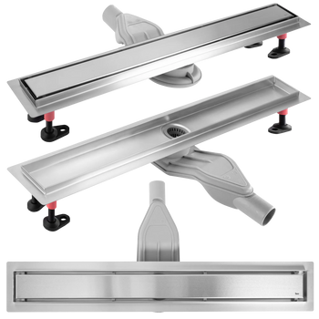 REA odpływ liniowy Neox Superflow 2w1nikiel szczotkowany 60cm REA-G2705