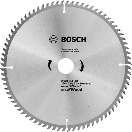 Bosch tarcza pilarska Eco for Wood 254x30mm 2608644384