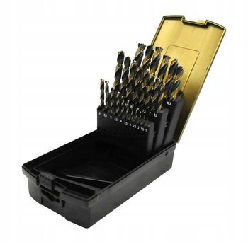 Exact 25-elementowy zestaw wierteł do metalu Turbo Tip 1-13mm 76162