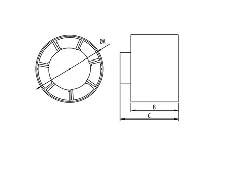 Dospel wentylator Euro 2 007-0052
