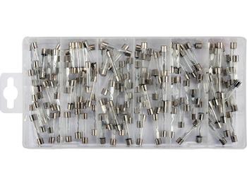 Yato zestaw bezpieczników szklanych mix 6x30mm 120szt YT-83130