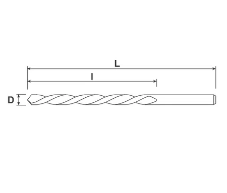 S&R wiertło do metalu 5mm serii GL 107000500