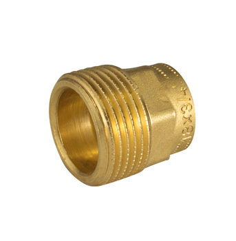Nibco nypel gwintowany LW/GZ do lutowania 22mm x 3/4" mosiądz 4243-022-3/4