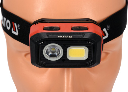 Yato latarka czołowa 500lm akumulatorowa z czujnikiem ruchu YT-08593