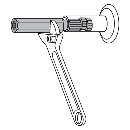 Yato zestaw do wykręcania nypli 3/8" 1/2" 3/4" YT-21793