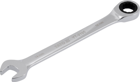 Yato klucze płasko-oczkowe z grzechotką 14mm YT-0195