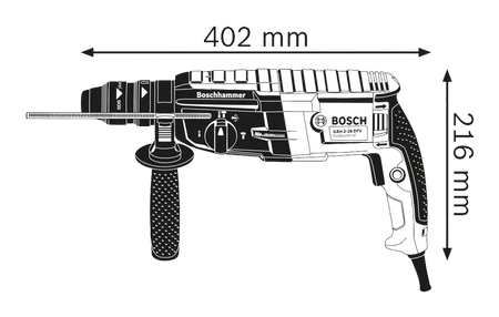 Bosch młot udarowo-obrotowy GBH 2-28 F z uchwytem SDS plus 0611267600