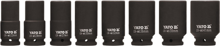 Yato zestaw nasadek głębokich 8-elementowy YT-1155