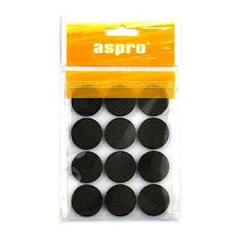 Aspro podkładki antypoślizgowe okrągłe 28mm 12sztuk A-40005-02-001