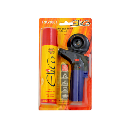 Palnik do gazu uniwersalny Blue Torch RK-3001 + gaz 90ml 300101