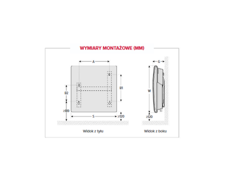 Atlantic grzejnik konwektorowy elektryczny 2000W 002463