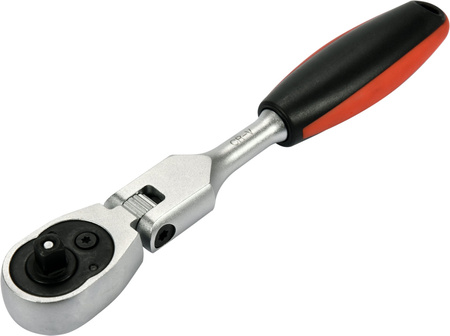 Yato grzechotka uchylna z blokadą 1/4" Cr-V YT-0325