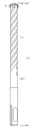 Bosch wiertło do młotów SDS plus-5X 20x550x600mm 2608836642