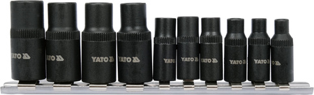 Yato zestaw adapterów do gwintowników 10-elementowy YT-29280