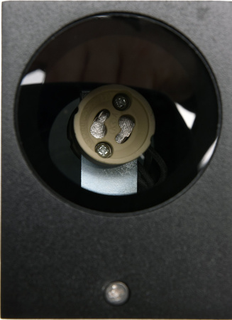 Yato lampa ścienna zewnętrzna 2xGU10 aluminiowa czarna YT-81903