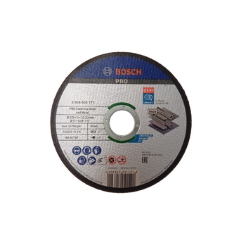 Bosch tarcza tnąca prosta Standard for Inox-Rapido 125x1.0x22,23mm 2608603171