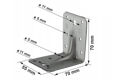 Simpson Strong-Tie złącze kątowe wzmacniane 70x70x55x2mm ABR70