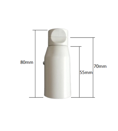 Luxor komplet uchwytów mocowania grzejników łazienkowych kątowy