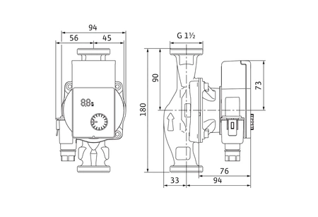 Wilo Yonos pompa obiegowa Pico 1.0 25/1-6 4248084