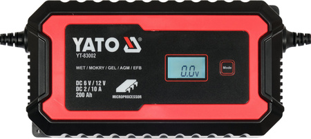Yato prostownik elektroniczny 6V/2A 12V/10A YT-83002