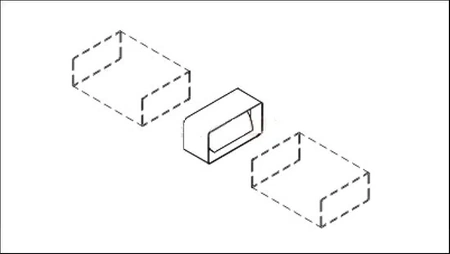 Dospel łącznik płaski z przepustnicą D/LPP 110x55 007-0306