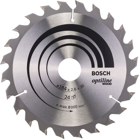 Bosch tarcza pilarska 2,6x30x184mm Optiline Wood 2608640610