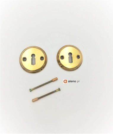 Szyld drzwiowy dolny mosiężny klucz TA-SW-000-001