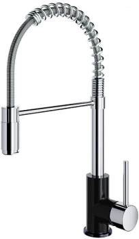 Alveus bateria zlewozmywakowa Helix chrom/czarny 1129033