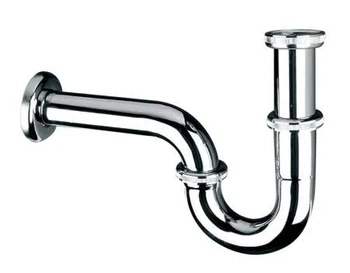 McAlpine syfon umywalkowy rurowy chrom 215CB