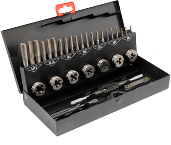 Yato zestaw gwintowników i narzynek M3-M12 32-elementowy YT-2975