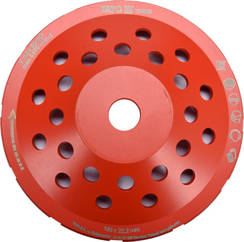 Yato tarcza diamentowa szlifierska 180mm M14 YT-60323