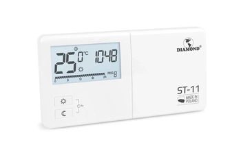 Diamond tygodniowy regulator temperatury programowalny przewodowy ST-11