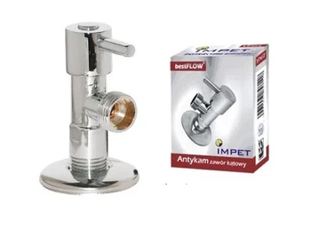 Impet zawór kulowy kątowy antykam 1/2" x 3/8"