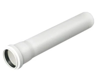 Aquer rura prosta z kielichem 1000mmx40mm biała