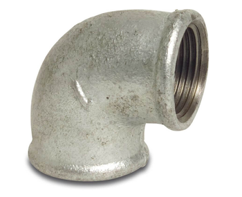 Profec kolano 90 stopni GW 1" żeliwo ocynkowane 1009006