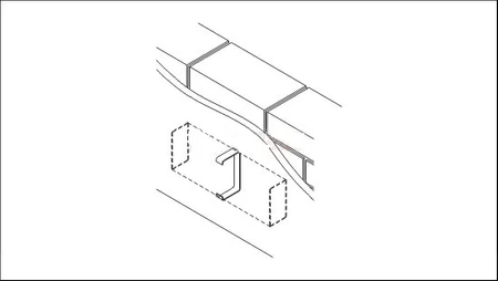 Dospel uchwyt mocujący płaski D/UMP 110x55 007-0238