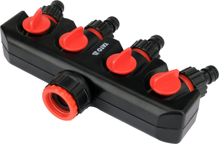Yato przyłącze kranowe rozdzielacz z 4 wyjściami 3/4"-1" YT-89103