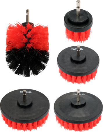 Yato zestaw szczotek na wiertarkę 5 sztuk hex YT-47777