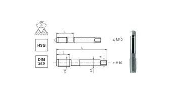 Fanar gwintownik ręczny HSS DIN-352 M20 A1-220001-0200