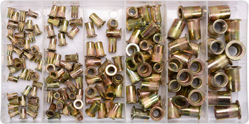 Yato zestaw stalowych nitonakrętek M3-M10 150sztuk YT-36481