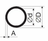 Rura okrągła aluminiowa 80x77x1,5mm 1mb PA38