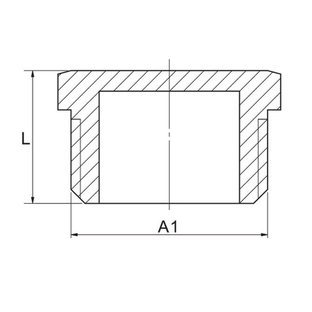 Diamond korek 1/2" mosiądz K-290.KOR.15.Y.